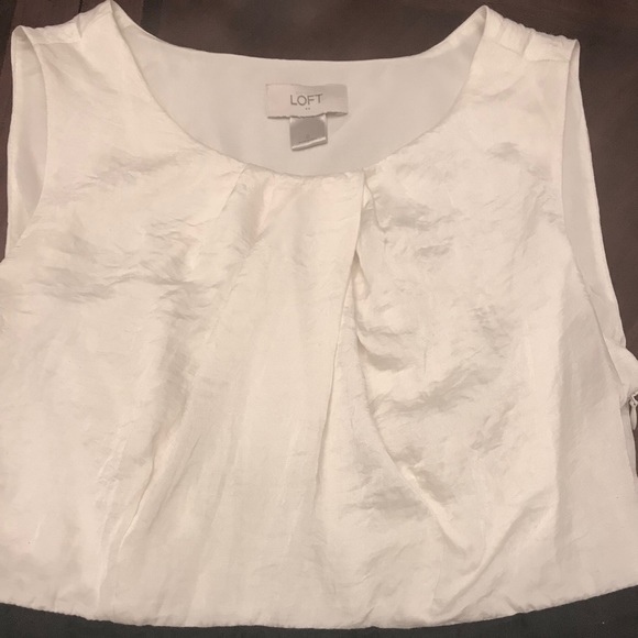 Loft silk & texture cocktail dress - Picture 5 of 7